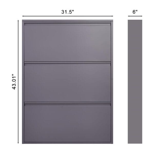 3-layer-grey-shoe-cabinet-size