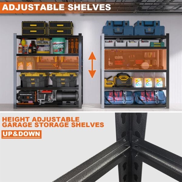 Heavy Duty Metal Storage Shelving Unit for Garage and Warehouse - Image 8